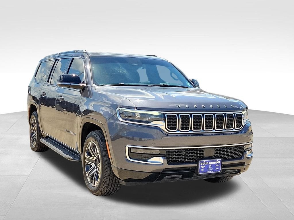 2024 Jeep Wagoneer L Base in Gray — front three-quarter view
