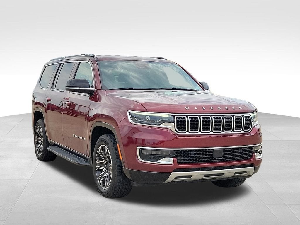 2024 Jeep Wagoneer Series II in Maroon — front three-quarter view