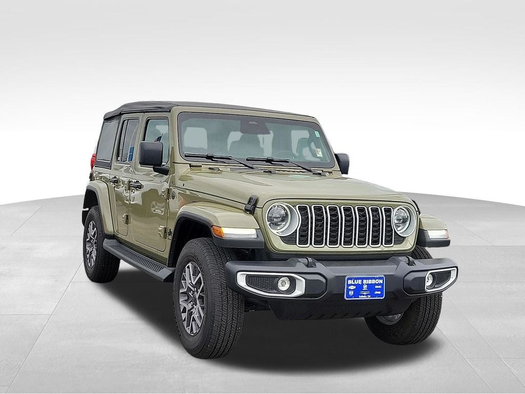 2026 Jeep Wrangler Sahara in 41 — front three-quarter view